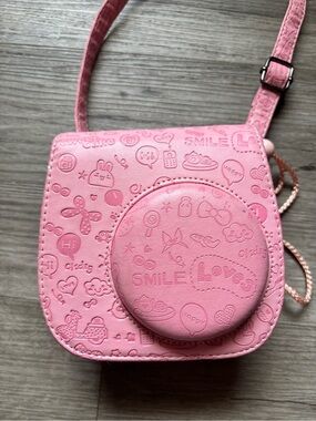 Cute Pink Kids Instax mini 8 Camera Bag Crossbody